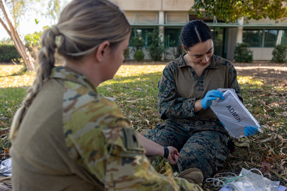 MRF-D 24.3: U.S. Navy, ADF participate in Valkyrie emergency fresh whole blood transfusion training