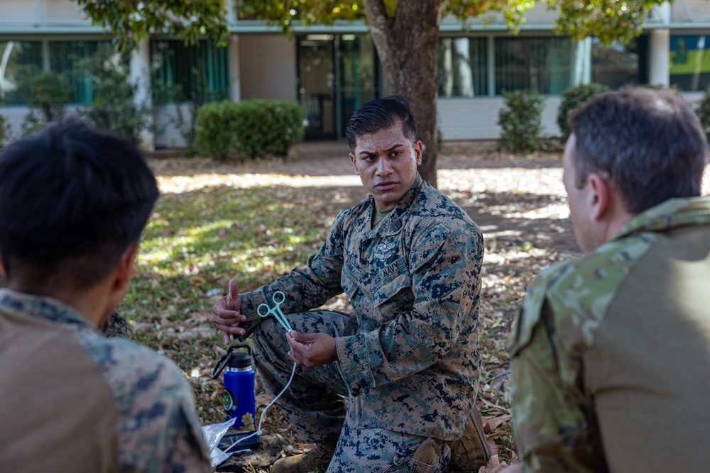 MRF-D 24.3: U.S. Navy, ADF participate in Valkyrie emergency fresh whole blood transfusion training