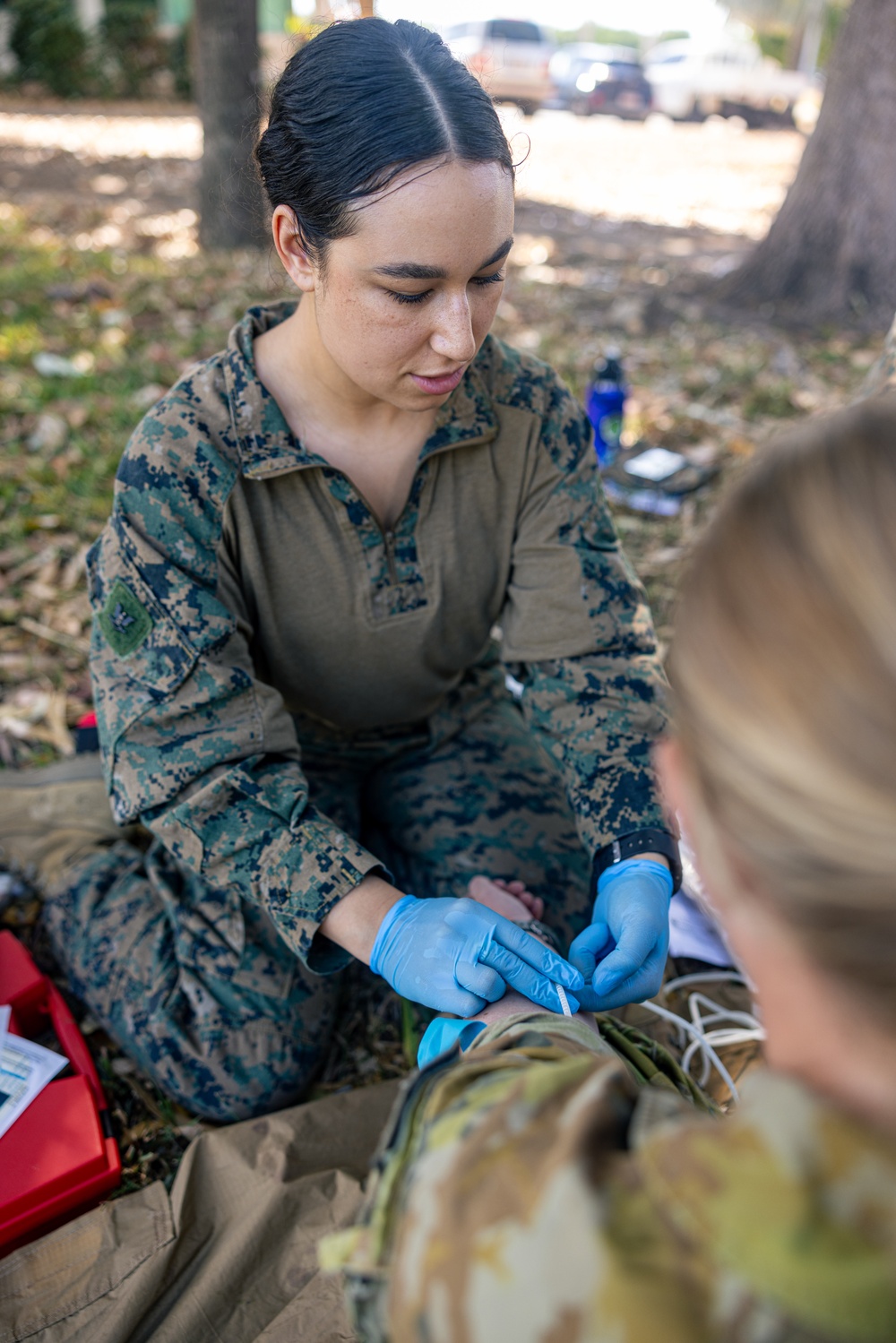 MRF-D 24.3: U.S. Navy, ADF participate in Valkyrie emergency fresh whole blood transfusion training