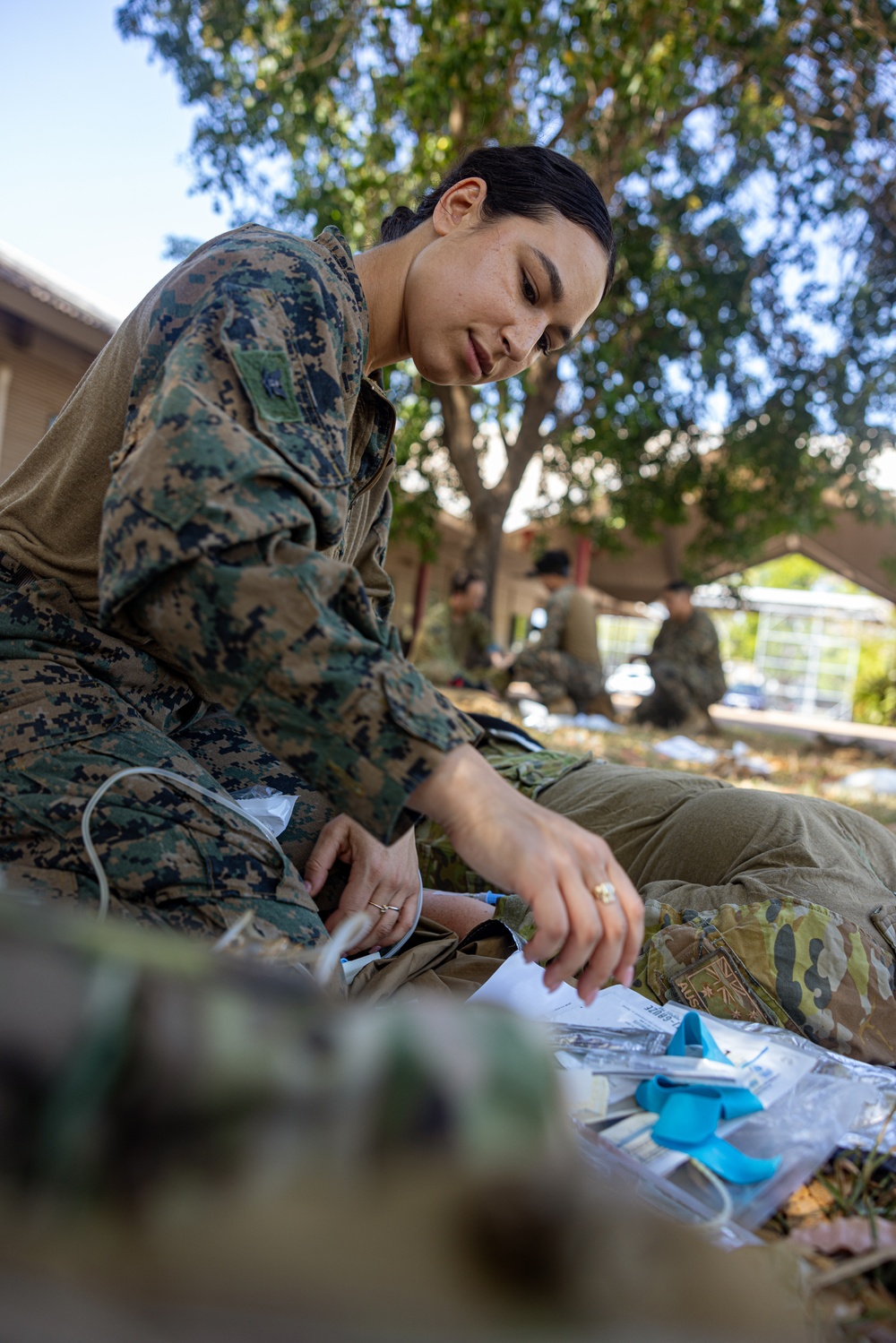 MRF-D 24.3: U.S. Navy, ADF participate in Valkyrie emergency fresh whole blood transfusion training