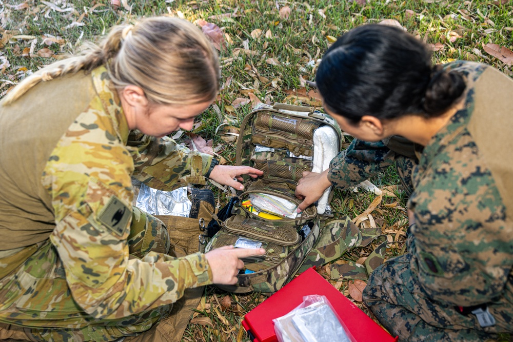 MRF-D 24.3: U.S. Navy, ADF participate in Valkyrie emergency fresh whole blood transfusion training