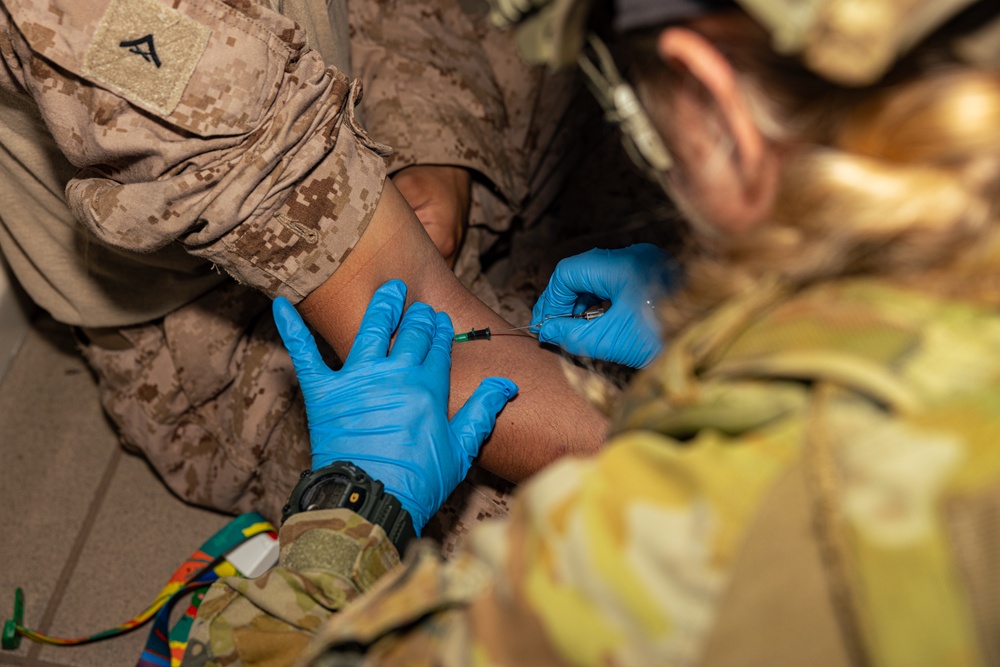 MRF-D 24.3: U.S. Navy, ADF participate in Valkyrie emergency fresh whole blood transfusion training