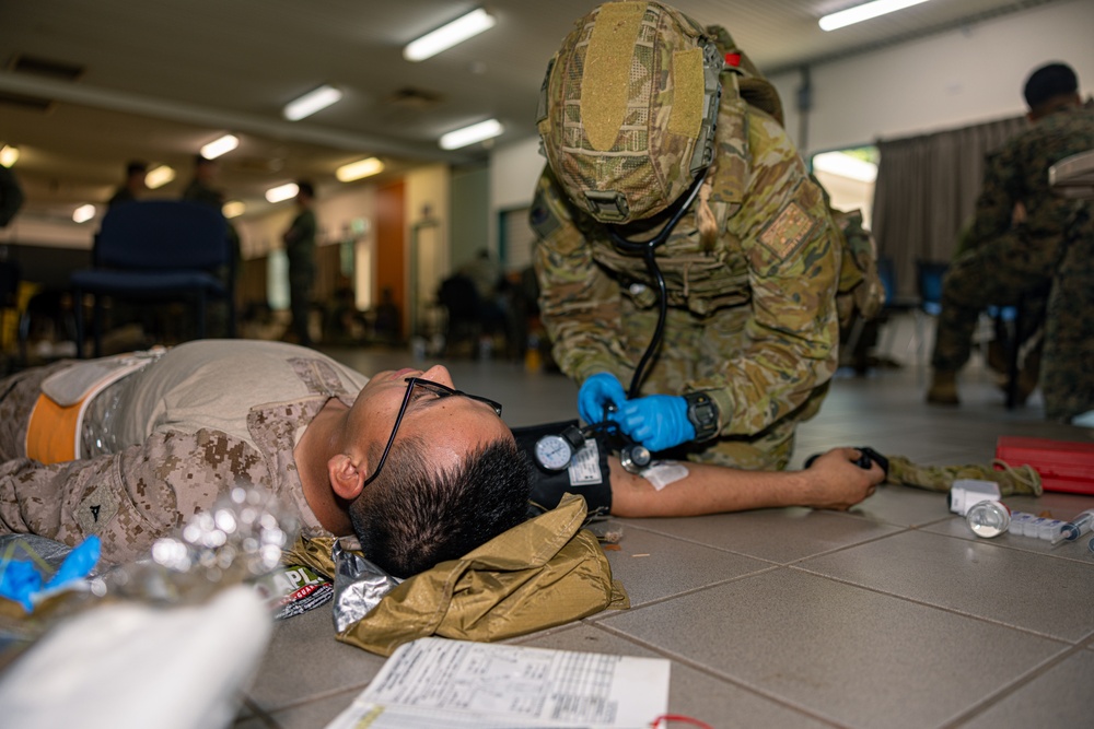 MRF-D 24.3: U.S. Navy, ADF participate in Valkyrie emergency fresh whole blood transfusion training