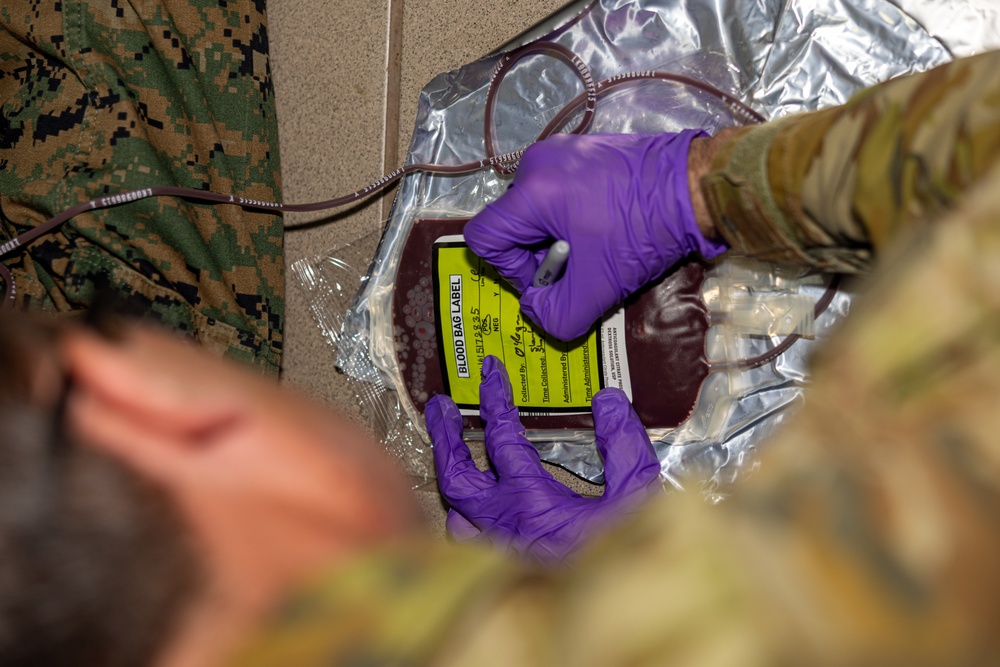 MRF-D 24.3: U.S. Navy, ADF participate in Valkyrie emergency fresh whole blood transfusion training