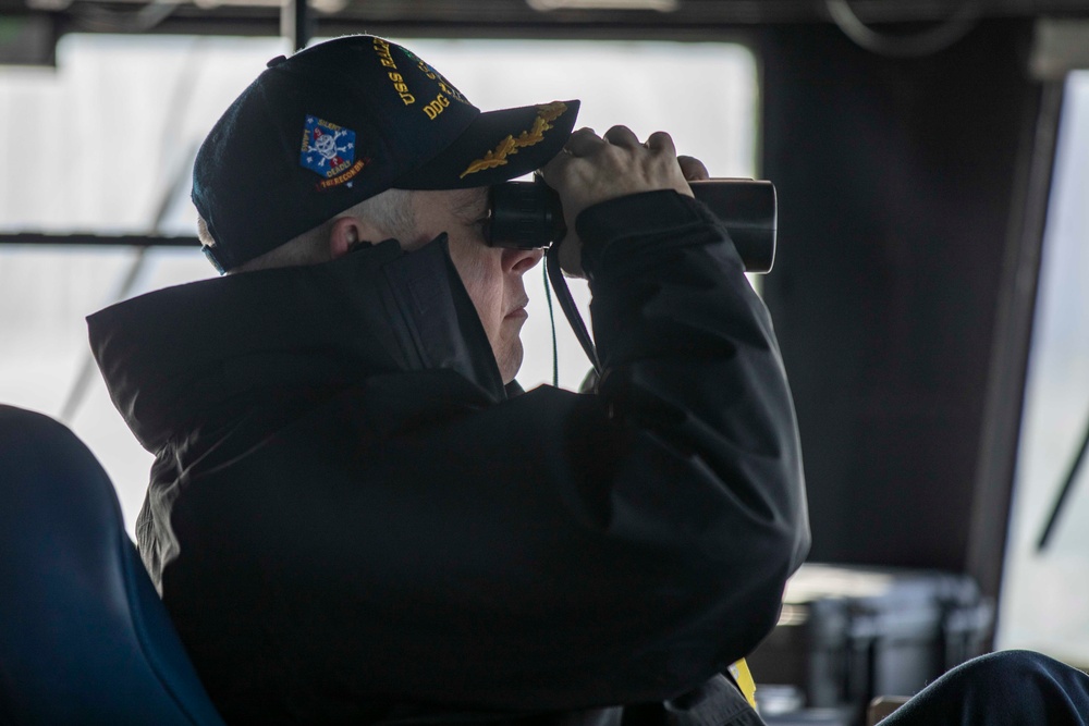 USS Ralph Johnson Conducts Replenishment at Sea