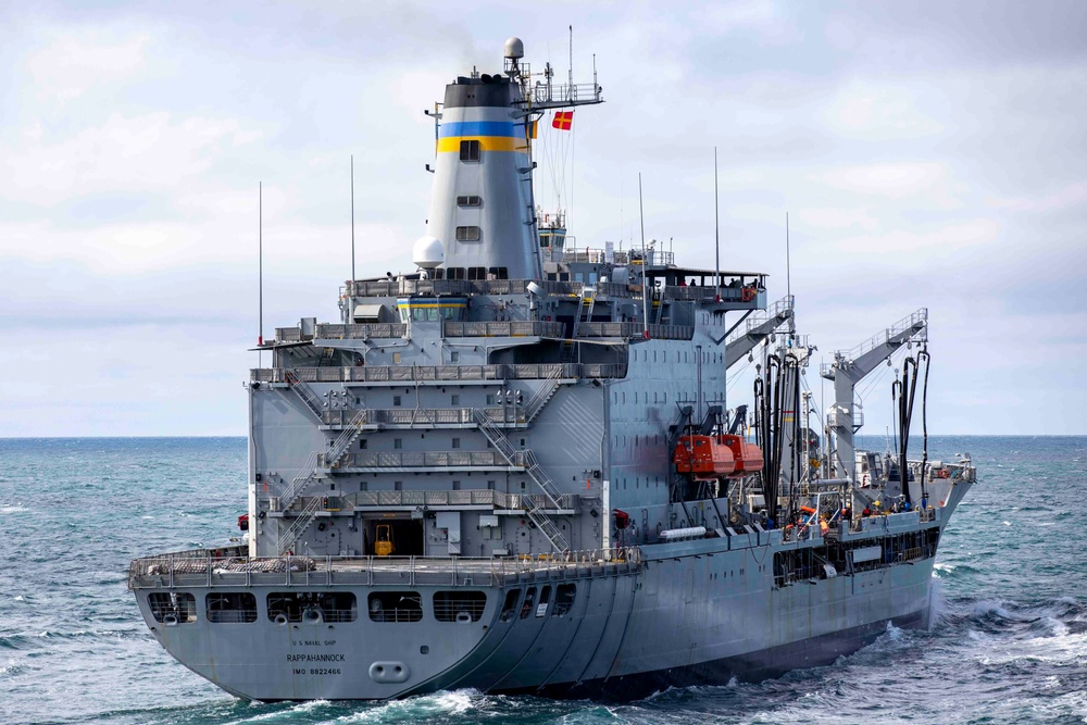 USS Ralph Johnson Conducts Replenishment at Sea