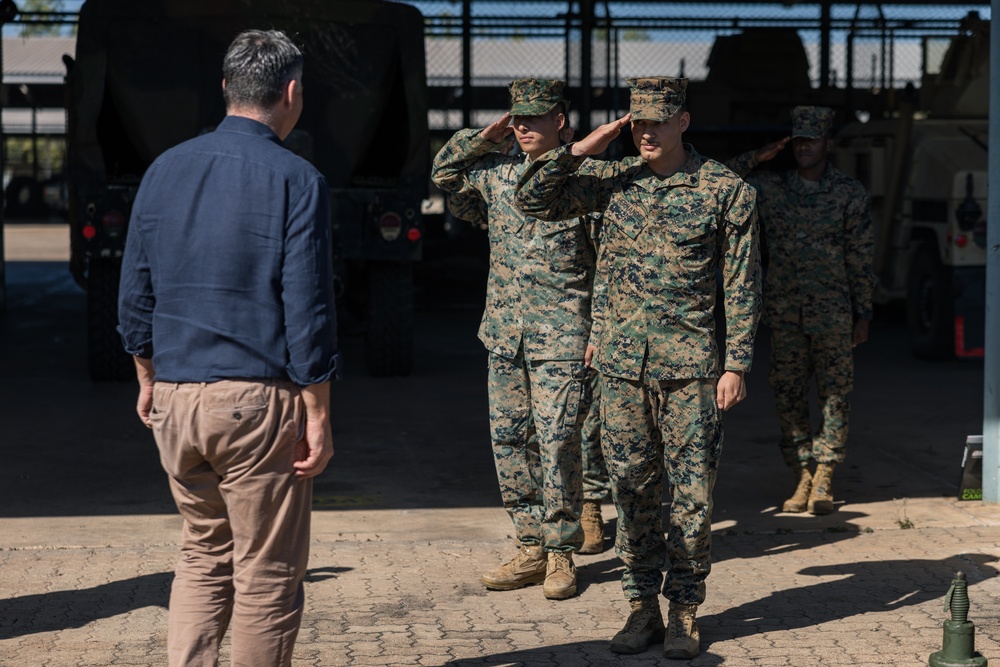 MRF-D 24.3: Australian Deputy Prime Minister visits Marines in Darwin