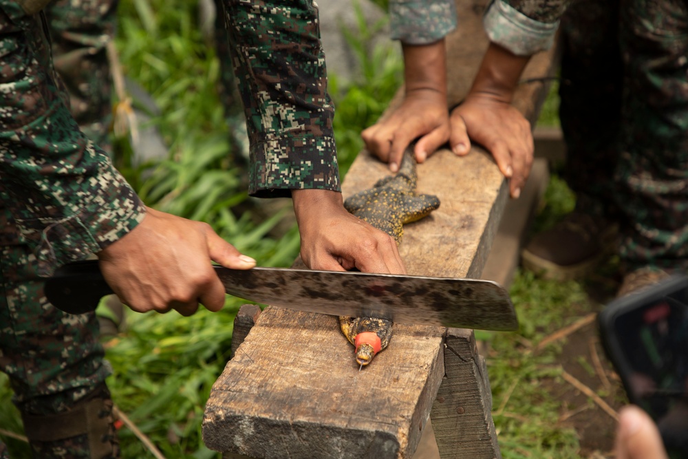 ACDC: 1/7, Armed Forces of the Philippines service members conduct jungle survival training