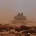 Moroccan tank platoon returns from training exercise in Tantan