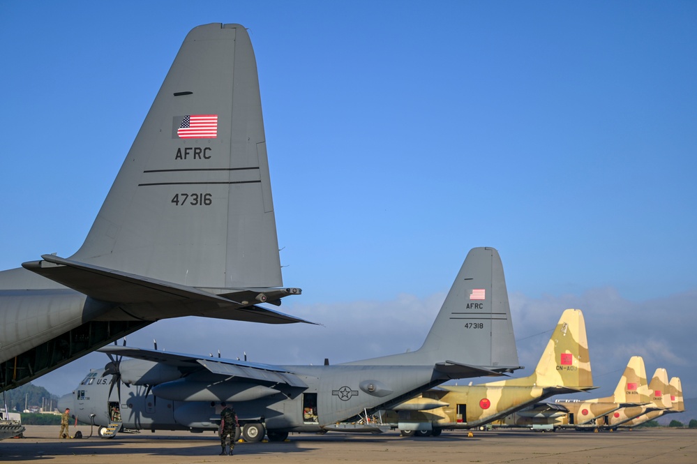 Load, fly, drop at African Lion 2024