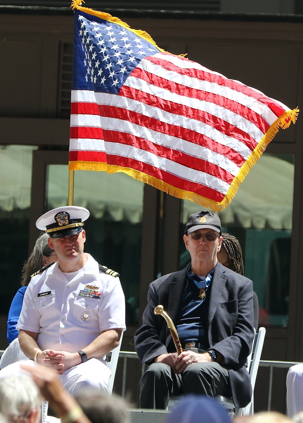 Medal of Honor Recipient, Glass Ceiling Shattering Coast Guard Admiral, and U.S. Senator Honor Fallen at Chicago Memorial Day Wreath-laying Ceremony