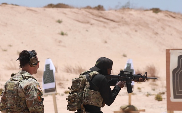 US paratroopers conduct joint range operations with Moroccan, Hungarian, and Ghanaian Forces during African Lion 2024