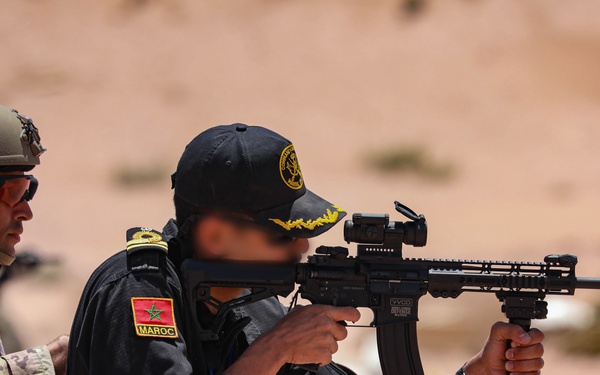 US paratroopers conduct combined, joint range operations with Moroccan, Hungarian and Ghanaian forces during African Lion 2024