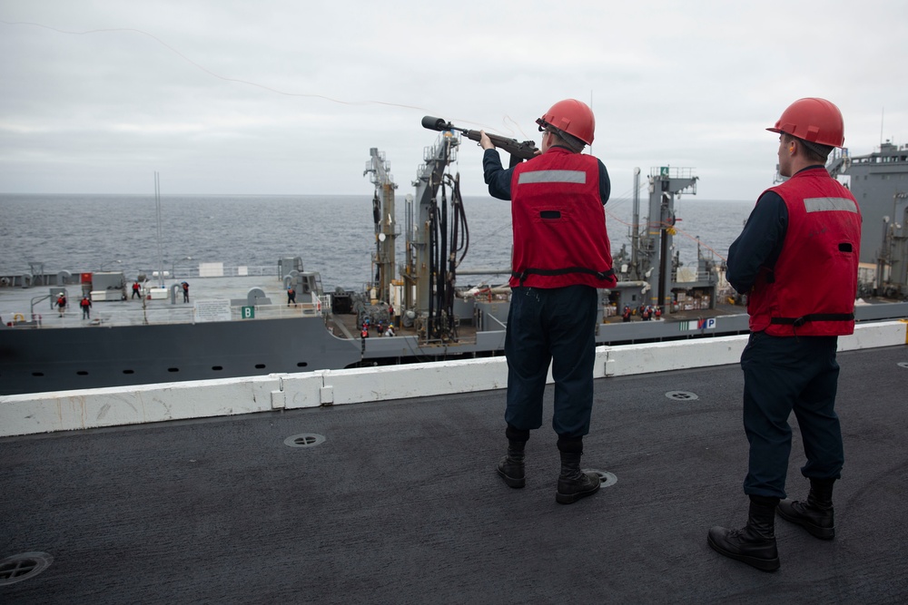 Abraham Lincoln conducts replenishment-at-sea