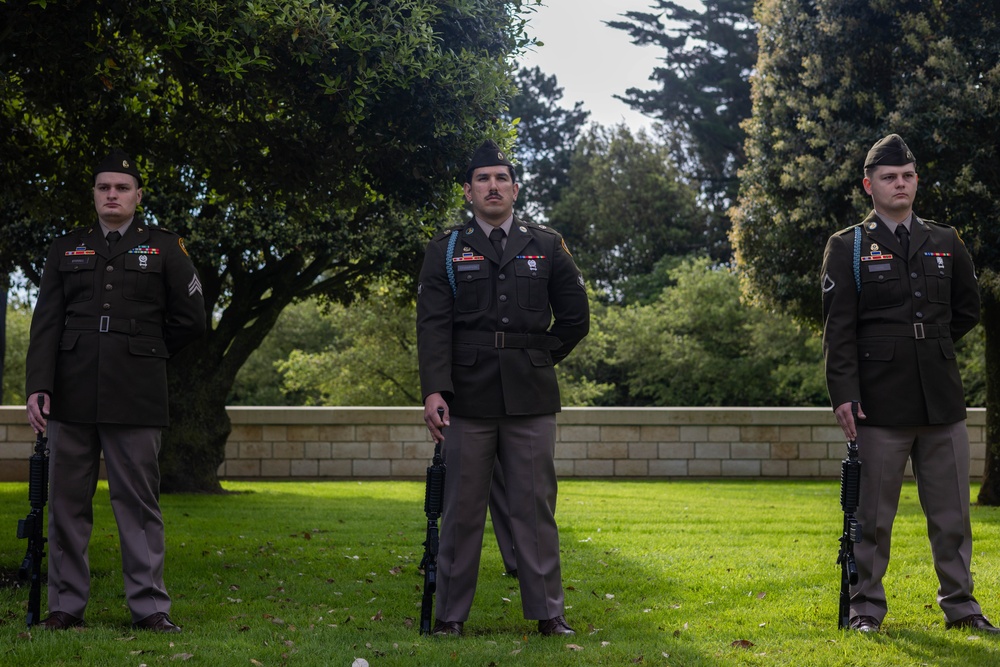 Memorial Day Remembrance Ceremony at Normandy American Cemetery