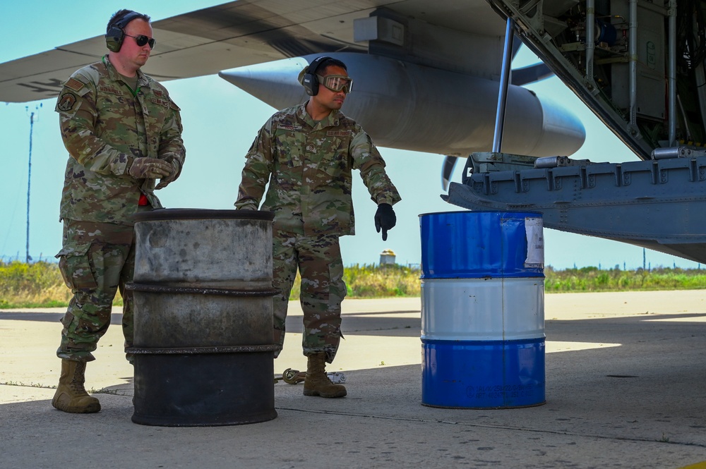 Method B combat offload training at African Lion 2024