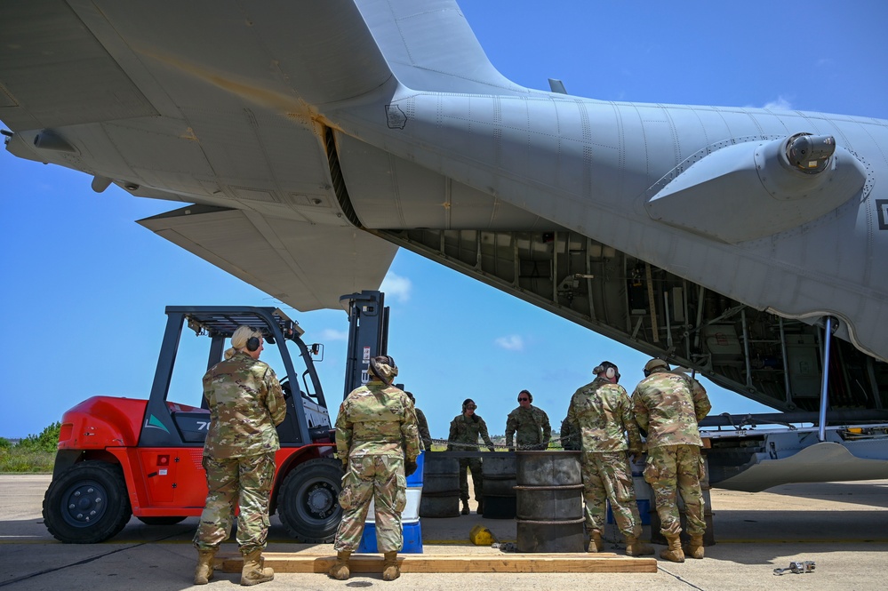 Method B combat offload training at African Lion 2024