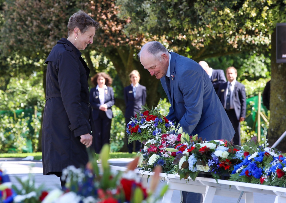 Normandy Beach Memorial Service