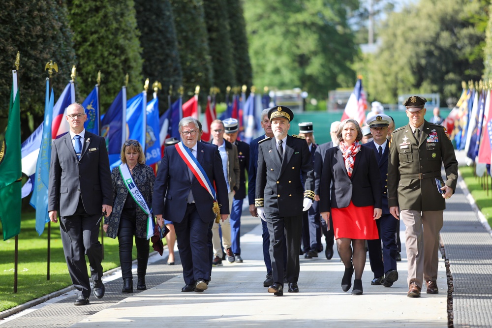 Normandy Beach Memorial Service