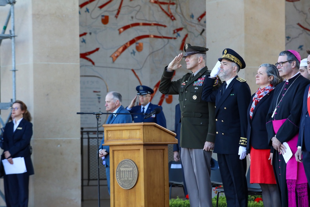 Normandy Beach Memorial Service