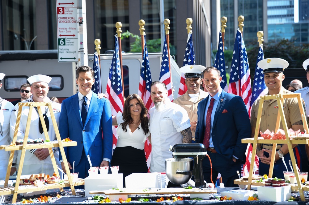 U.S. Navy Ceremonial Band Northeast Performs at Fox &amp; Friends Studios