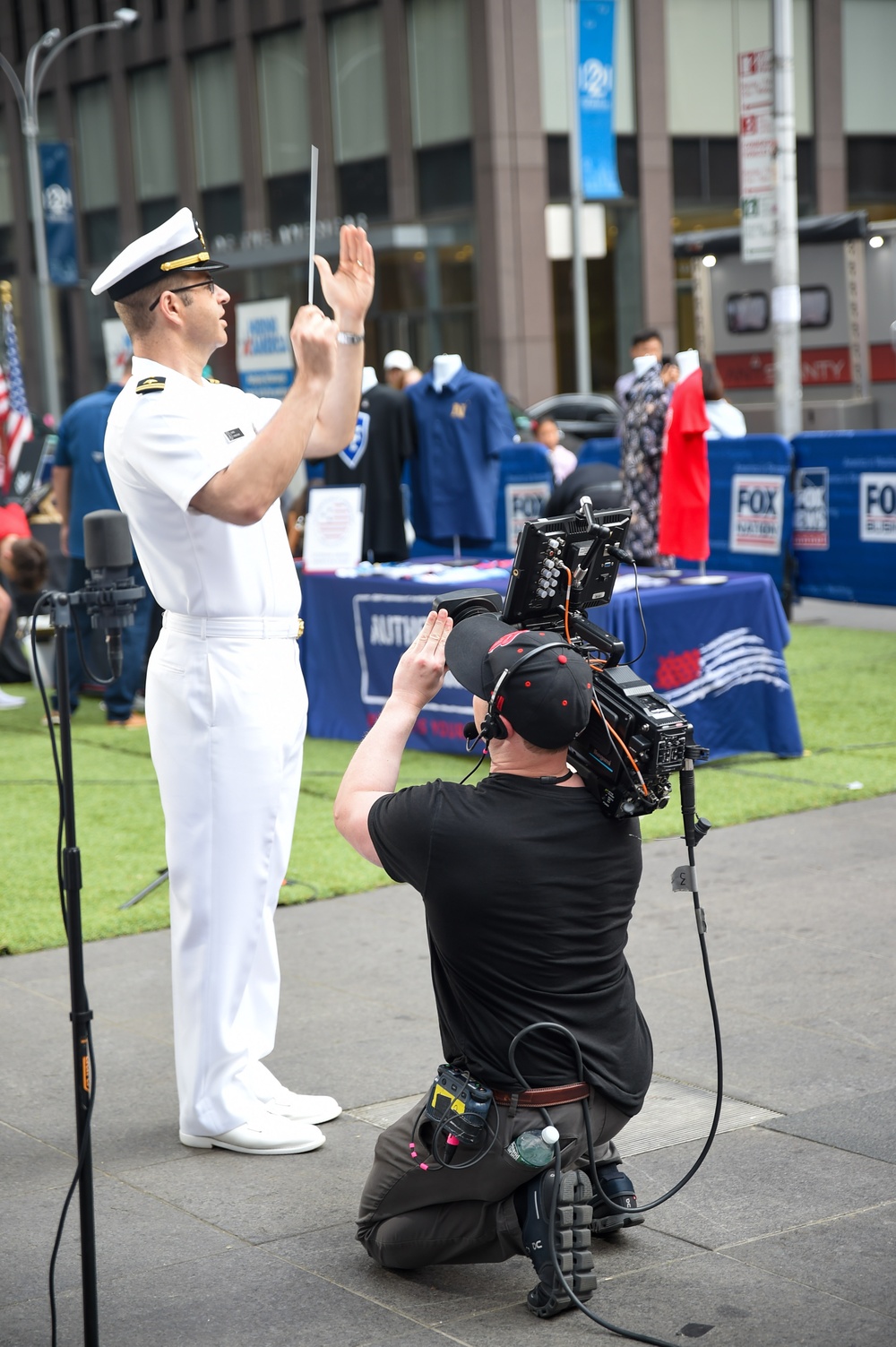 U.S. Navy Ceremonial Band Northeast Performs at Fox &amp; Friends Studios