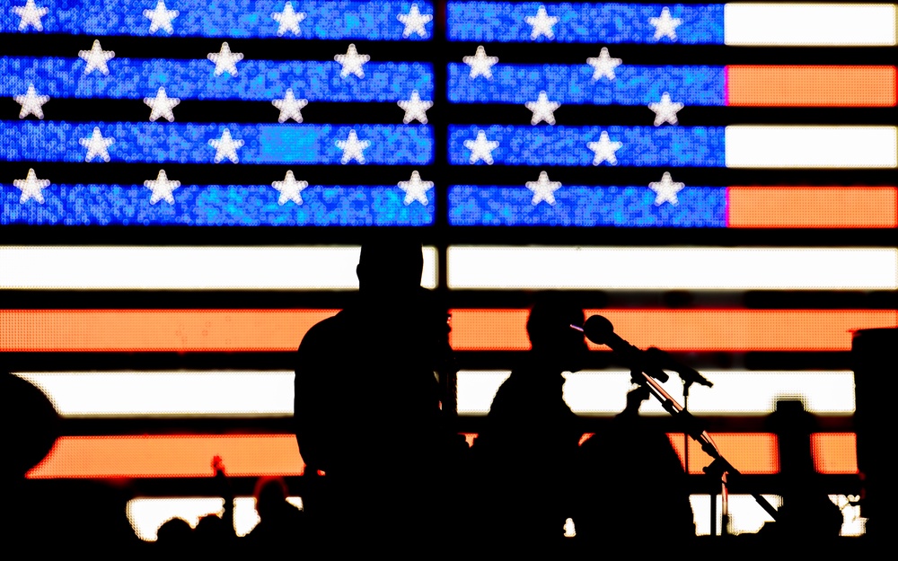 Quantico Marine Corps Band perform at Times Square during Fleet Week New York 2024