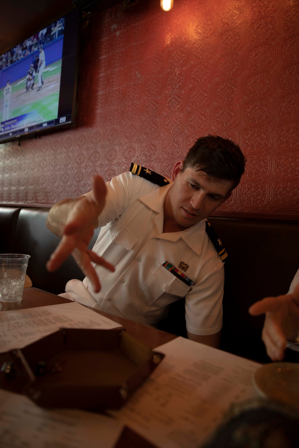 US Navy Sailors play Dungeons and Dragons at Brazen Tavern