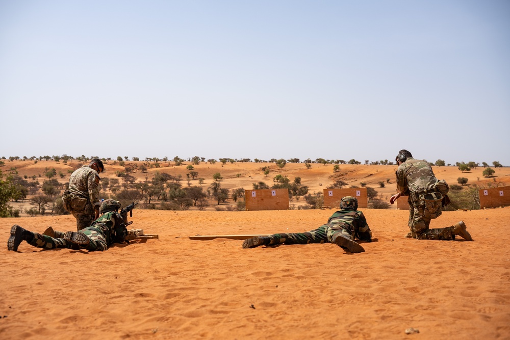 US, Netherlands train Armed Forces of Senegal on marksmanship skills