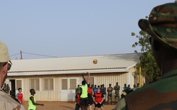Armed Forces of Senegal host volleyball match with partners during African Lion 2024