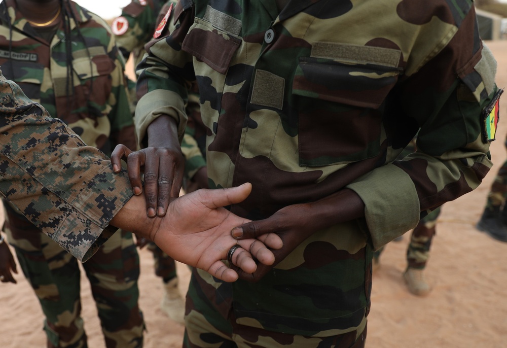 Armed Forces of Senegal demonstrate combat lifesaving skills during African Lion 2024