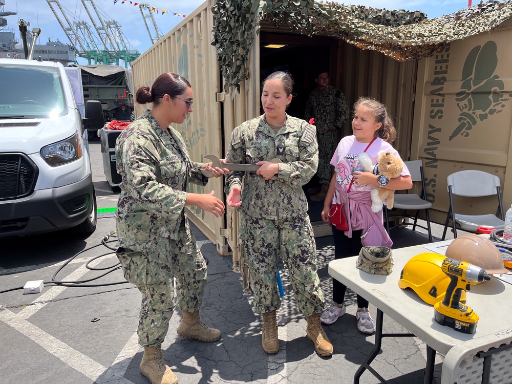 Construction Battalion Maintenance Unit 303 Supports Los Angeles Fleet Week 2024