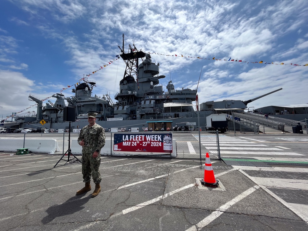 Construction Battalion Maintenance Unit 303 Supports Los Angeles Fleet Week 2024