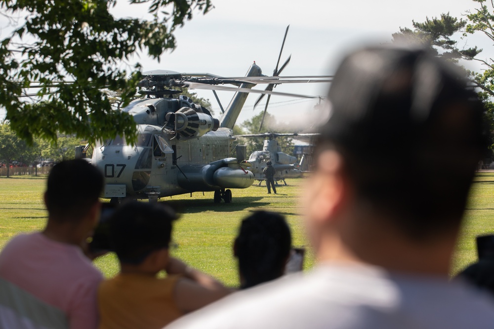 Fleet Week New York 2024: Eisenhower Park aircraft arrival and static display event