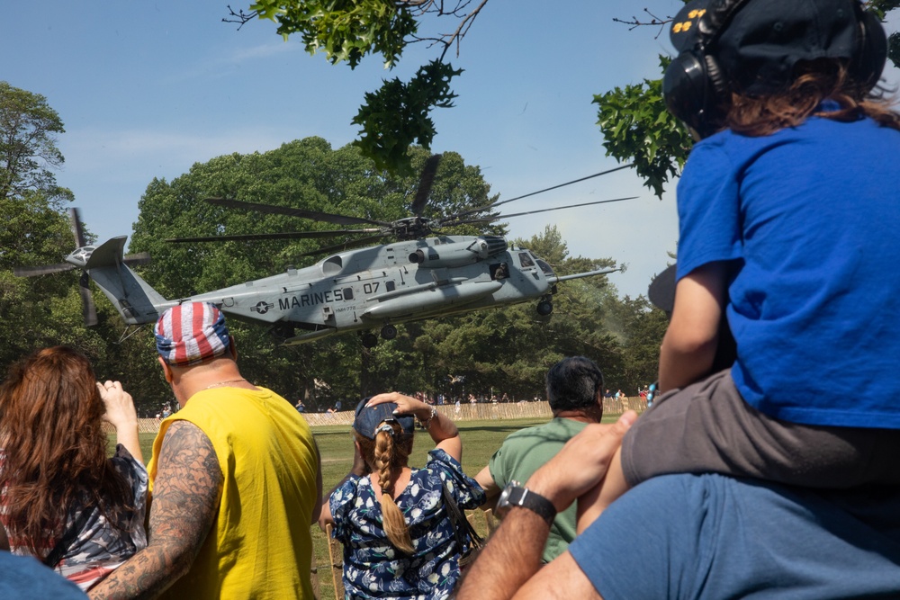 Fleet Week New York 2024: Eisenhower Park aircraft arrival and static display event