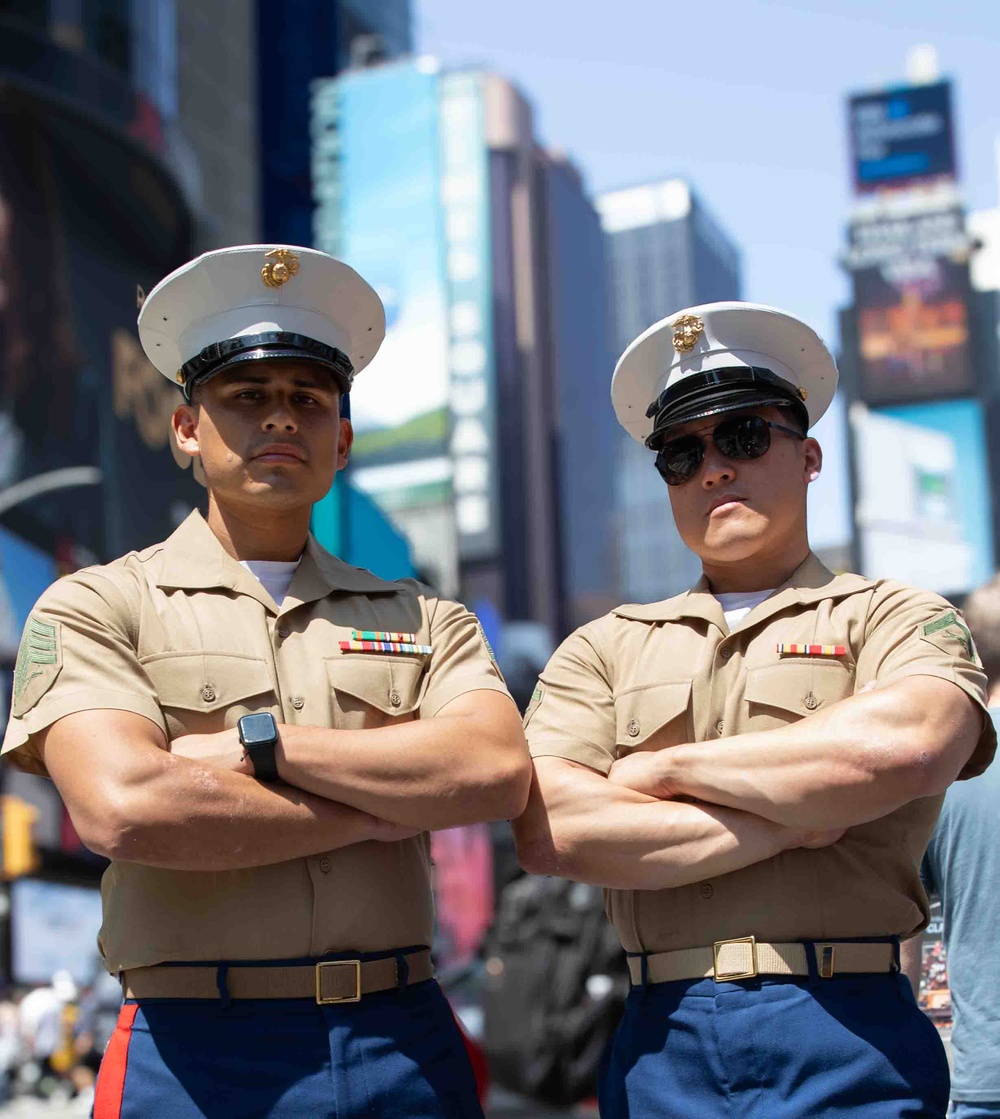 Service Members of Fleet Week New York