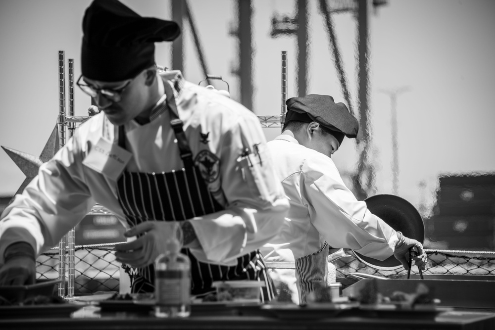 USS Carl Vinson Sailors Participate in Galley Wars