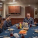 USS Tripoli TRIAD Enjoys Lunch With Hardchargers of the Month