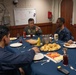 USS Tripoli TRIAD Enjoys Lunch With Hardchargers of the Month