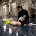 USS Tripoli Sailor Conducts CPR Training