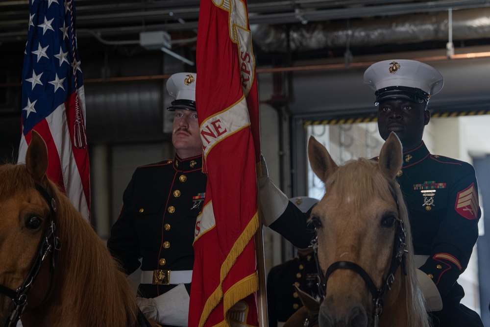 Marine Corps Mounted Color Guard East Coast Tour