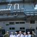 USS Carl Vinson (CVN 70) Hosts WWII Veteran durring LA Fleet Week