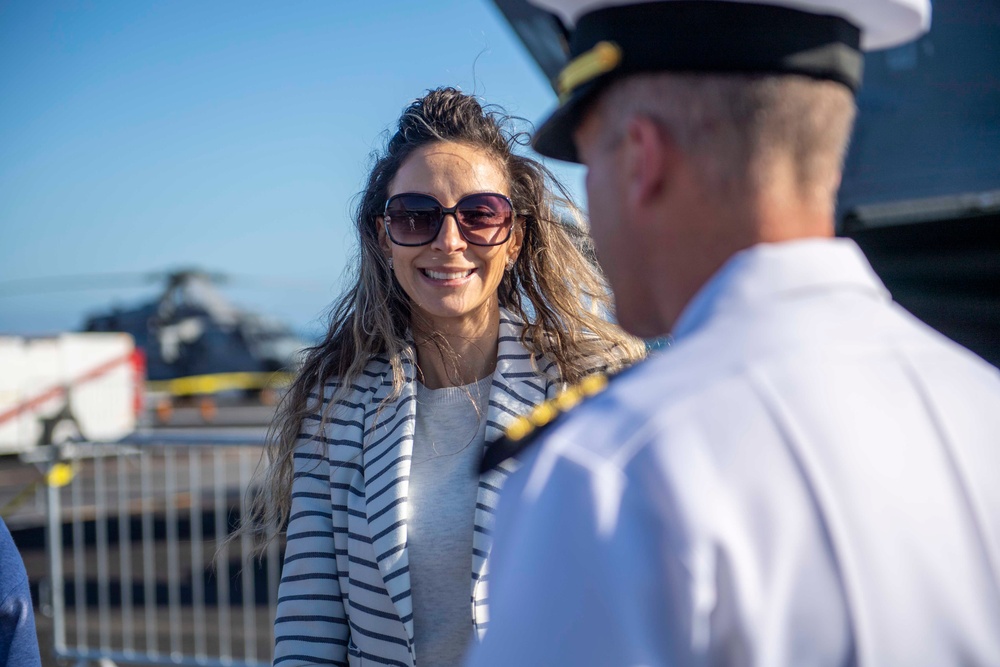 USS Carl Vinson (CVN 70) Gives consul general of Romania a tour during Los Angeles Fleet Week 2024.