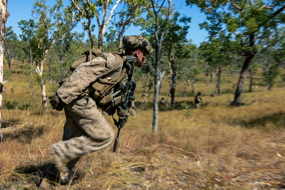 MRF-D 24.3: Echo Co., 2nd Bn., 5th Marines (Rein.) participates in Exercise Predators Walk