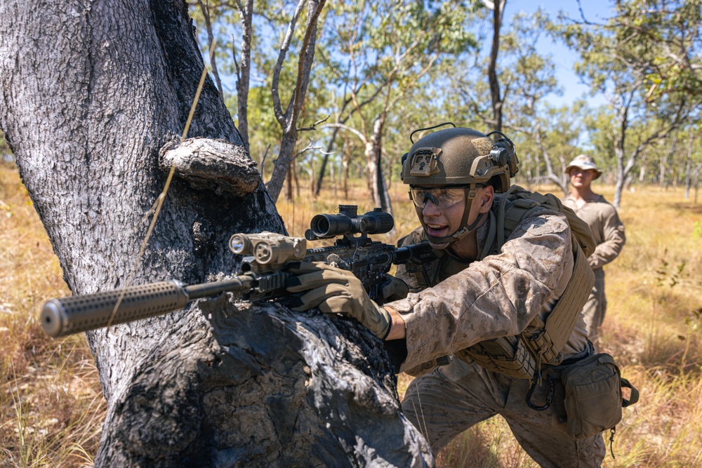 MRF-D 24.3: Echo Co., 2nd Bn., 5th Marines (Rein.) participates in Exercise Predators Walk