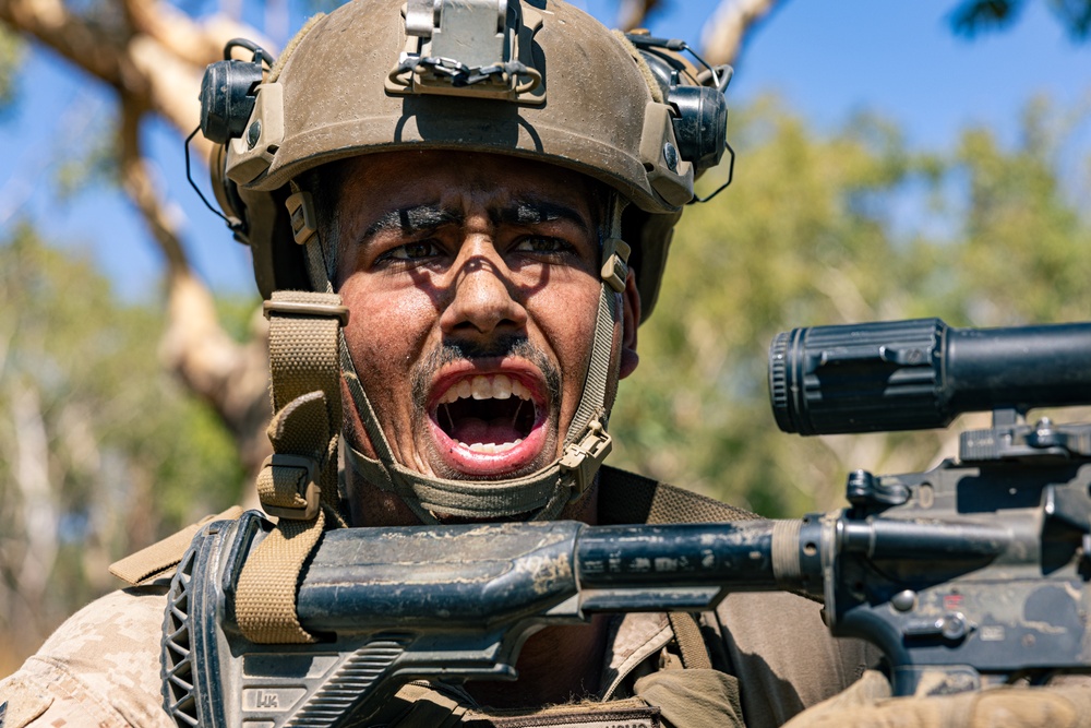 MRF-D 24.3: Echo Co., 2nd Bn., 5th Marines (Rein.) participates in Exercise Predators Walk