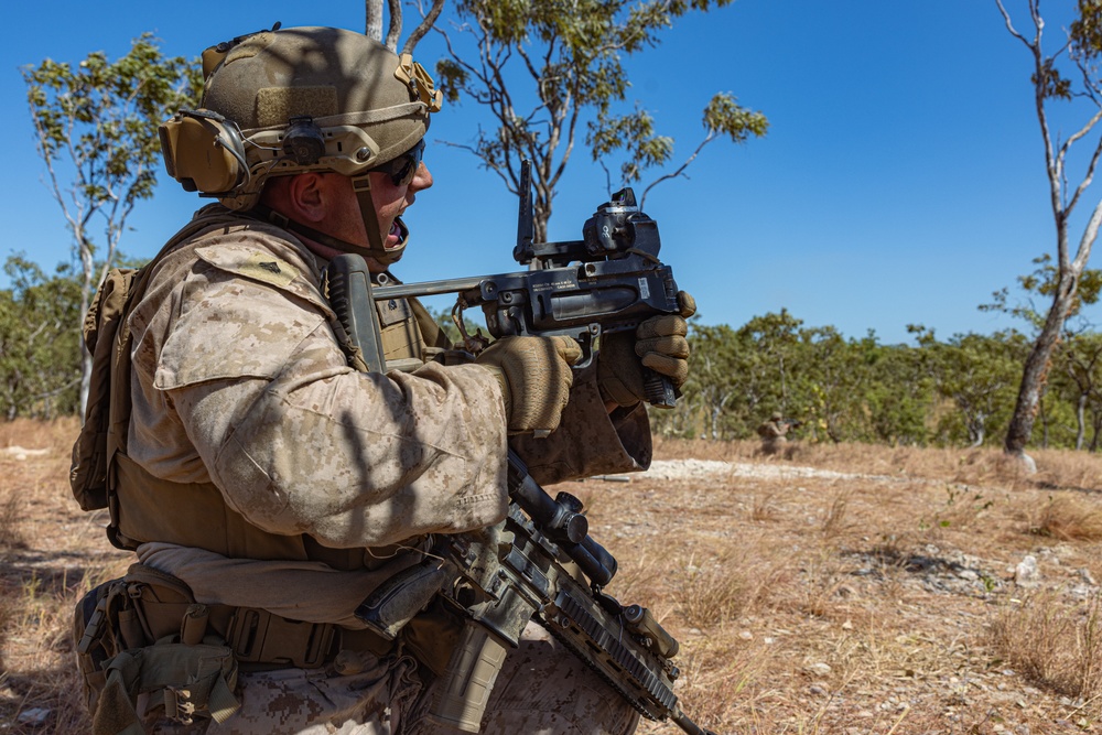 MRF-D 24.3: Echo Co., 2nd Bn., 5th Marines (Rein.) participates in Exercise Predators Walk