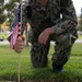 USS Carl Vinson (CVN 70) Sailors Place Flags at Green Hills Memorial Park During Los Angeles Fleet Week 2024