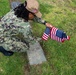 USS Carl Vinson (CVN 70) Sailors Place Flage at Green Hills Memorial Park During Los Angeles Fleet Week 2024