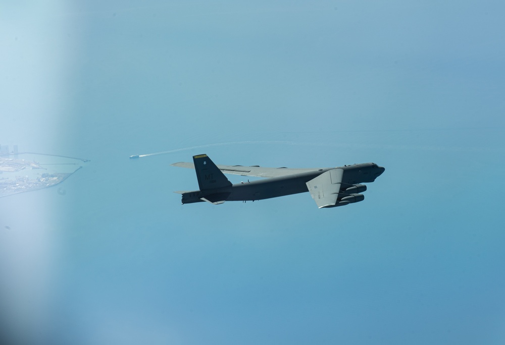 69th Expeditionary Bomb Squadron conducts mission over Baltic Sea in support of BTF 24-3